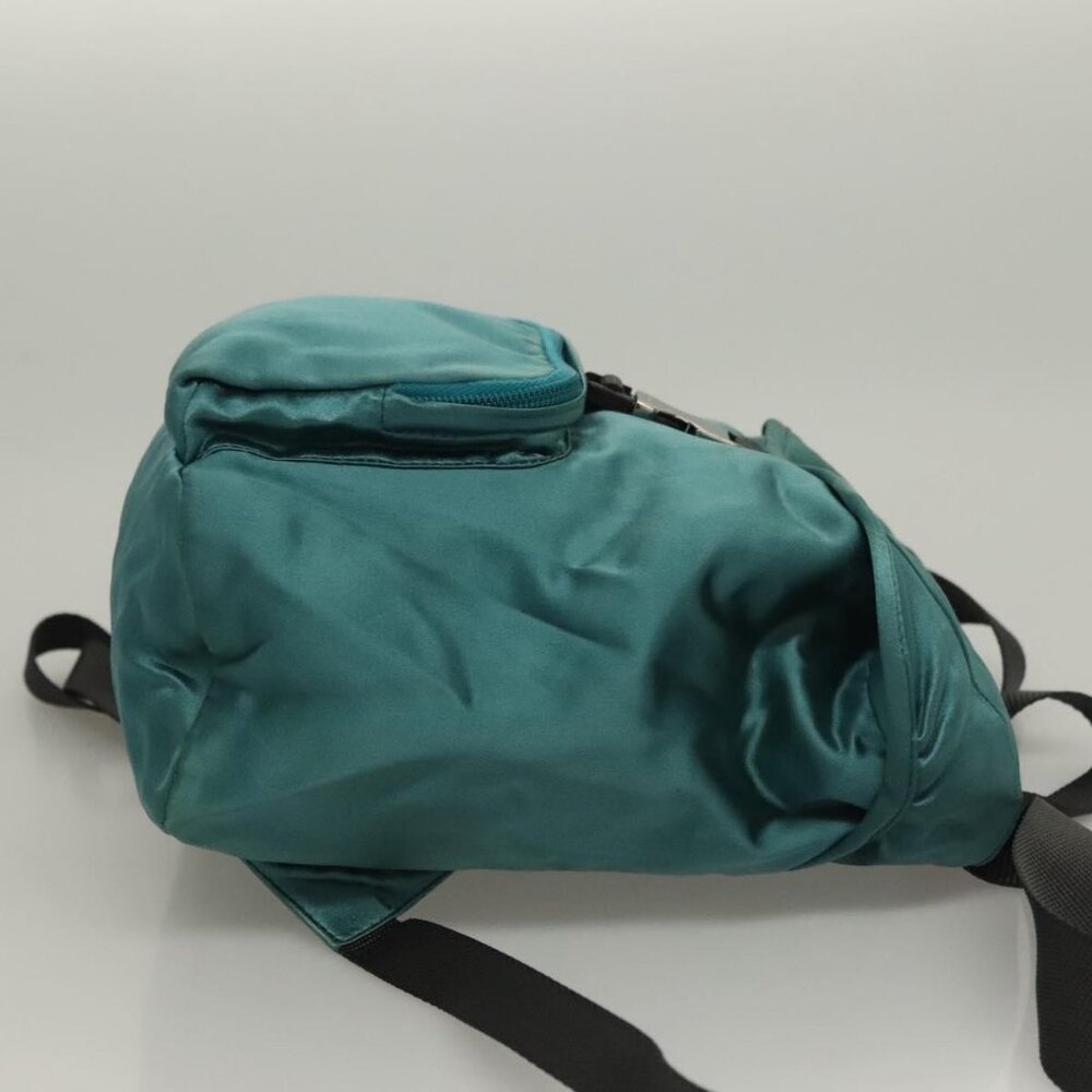 PRADA Backpack Satin Blue Auth - Picture 4 of 15